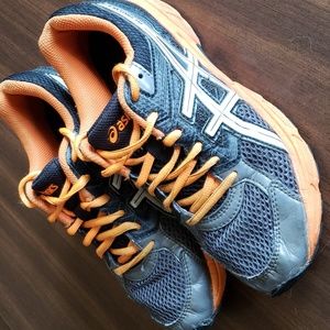 Asics Gel Contend 3 Gray/Orange Womens size 5